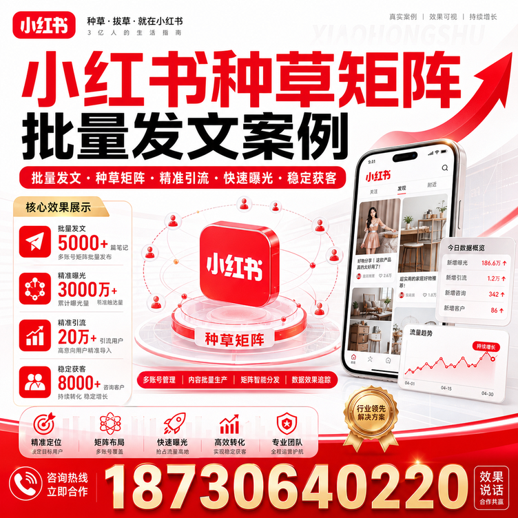 铜仁小红书种草矩阵批量发文案例