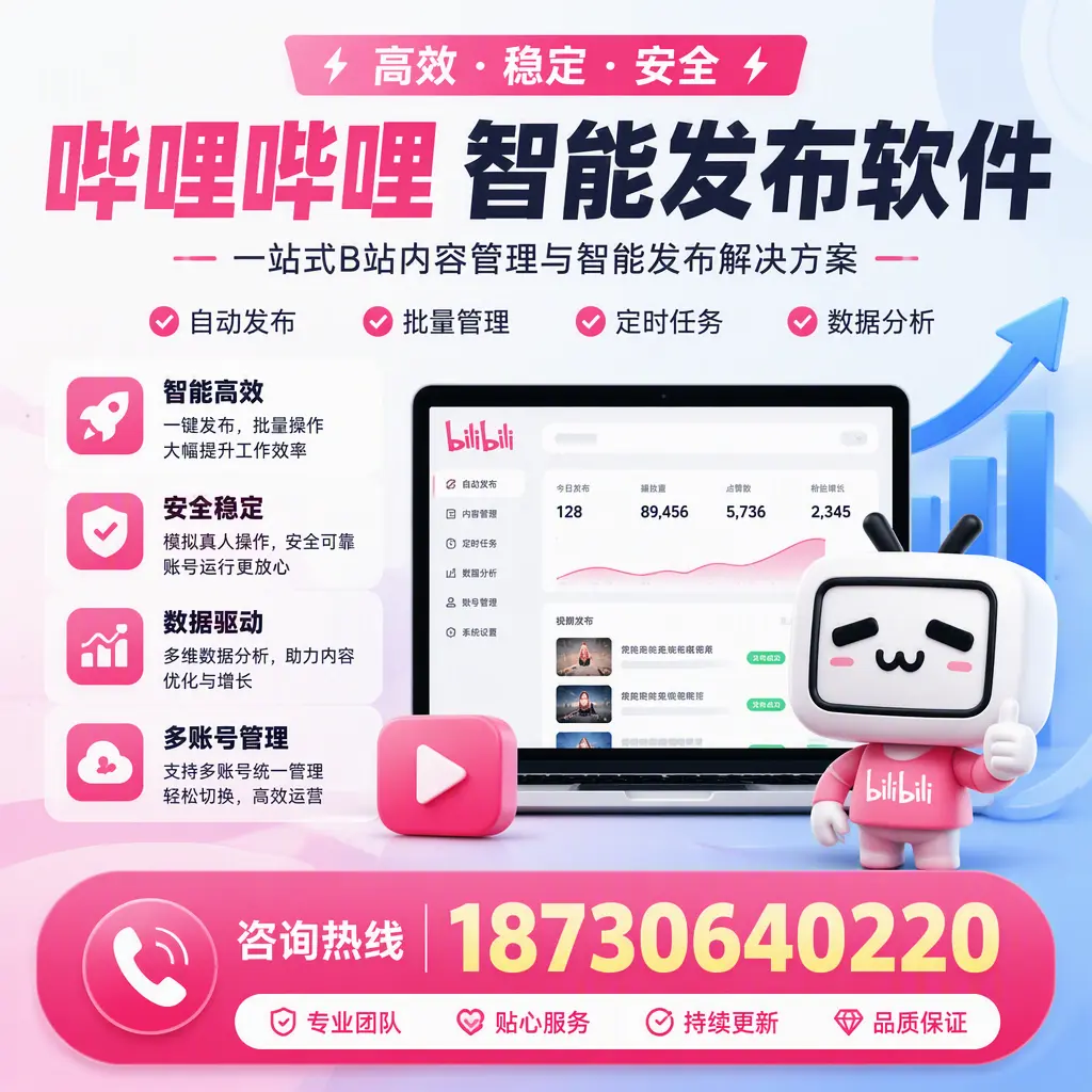 哔哩哔哩智能发布软件适用场景分析:在 铜仁 的最佳实践